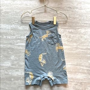 Tea Collection Lion Baby Romper